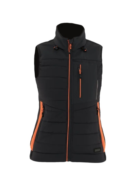 Kamizelka hybrydowa WOMAN PLUS Grafitowy Pomarańczowy odblaskowy