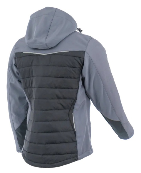 Kurtka hybrydowa COMFORT WINTER Szary Czarny