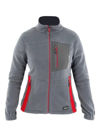 Polar WOMAN PLUS Szary Czerwony