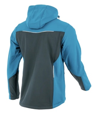 Softshell COMFORT PLUS Petrol Czarny