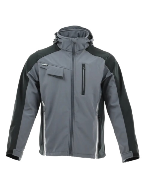 Softshell STANDARD PLUS Ciemnoszary Czarny