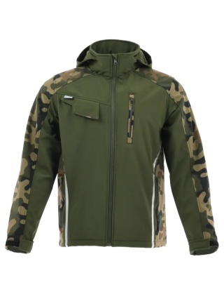 Softshell STANDARD PLUS Zielony Camo Oliwkowy