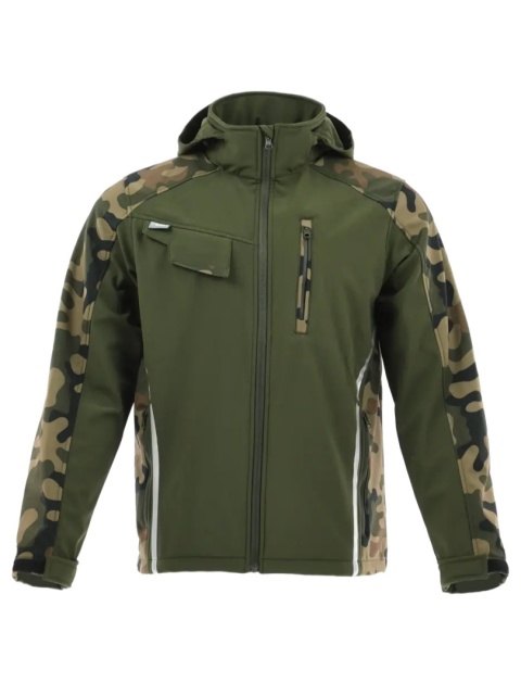 Softshell STANDARD PLUS Zielony Camo Oliwkowy