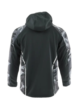 Softshell STANDARD PLUS Szary Camo Czarny