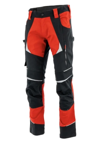 Spodnie do pasa COTTONFLEX Czarny Ciemnoczerwony
