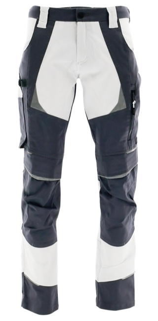 Spodnie do pasa COTTONFLEX Jasnoszary Biały