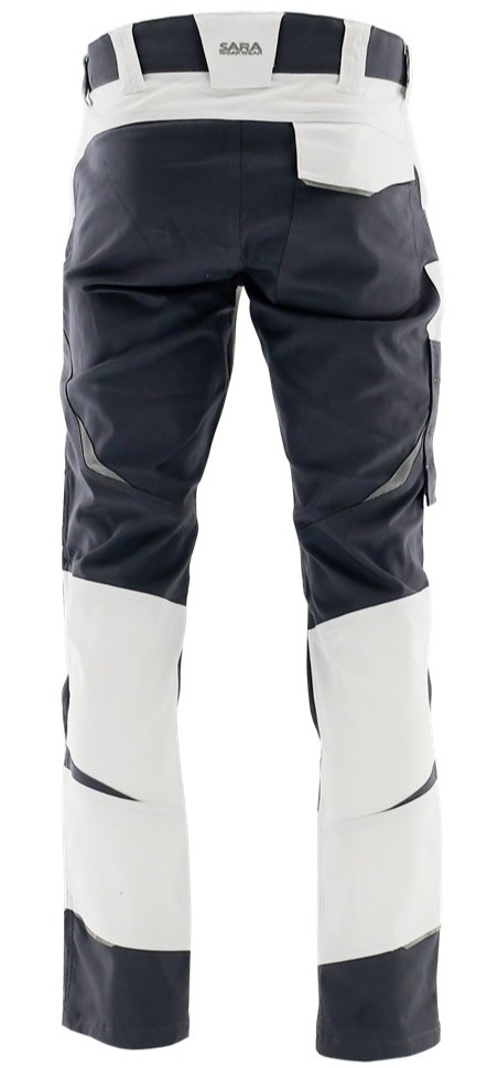 Spodnie do pasa COTTONFLEX Jasnoszary Biały