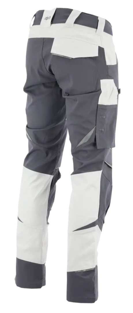 Spodnie do pasa COTTONFLEX Jasnoszary Biały