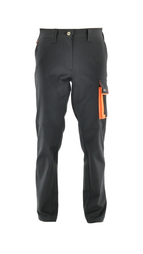 Spodnie do pasa HERA Grafitowy Pomarańczowy odblaskowy