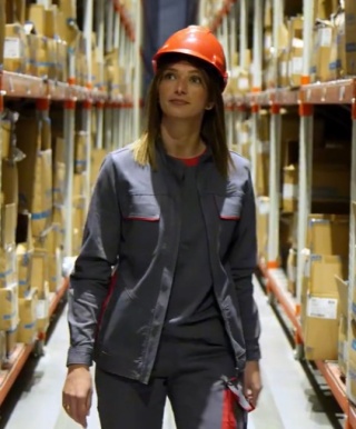 Spodnie do pasa HERA Grafitowy Pomarańczowy odblaskowy