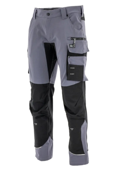 Spodnie do pasa MOTIONFLEX Ciemnoszary Czarny