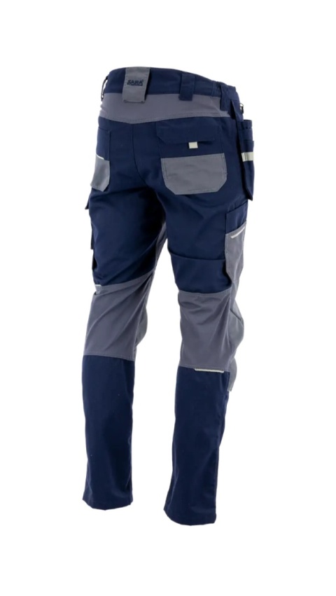 Spodnie do pasa monterskie MONTER Granatowy Ciemnoszary