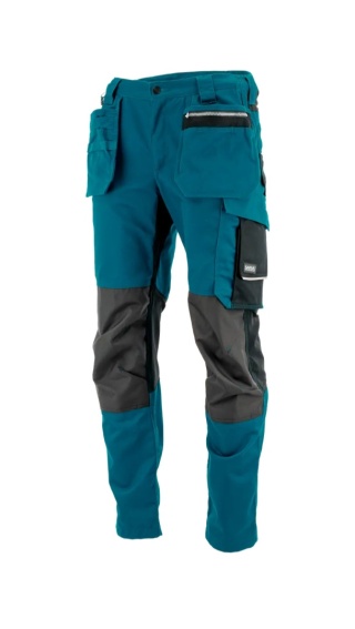 Spodnie do pasa monterskie MONTER Petrol Czarny