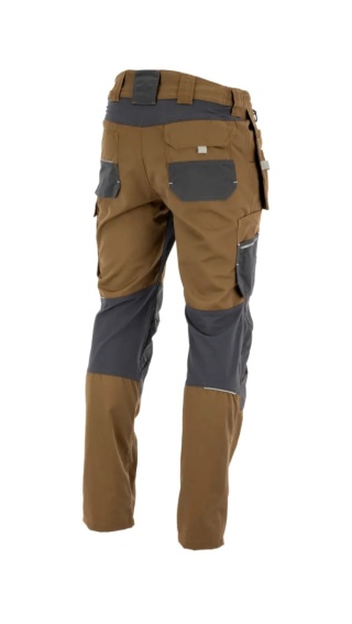 Spodnie do pasa monterskie MONTER Brązowy Charcoal