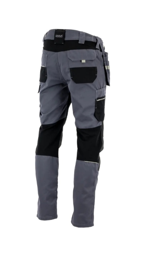 Spodnie do pasa monterskie MONTER Petrol Czarny