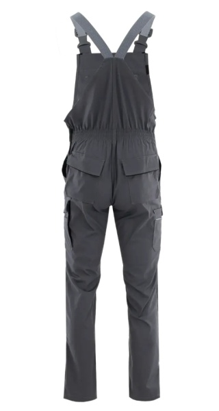 Spodnie ogrodniczki KING FLEX Ciemnoszary Czarny