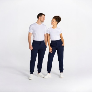 Spodnie Dresowe SWEET PANTS CUFF FRENCH TERRY - NAVY
