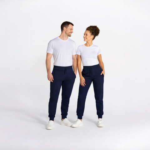 Spodnie Dresowe SWEET PANTS CUFF FRENCH TERRY - NAVY