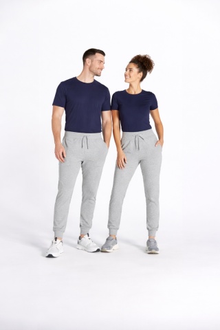 Spodnie Dresowe SWEET PANTS CUFF FRENCH TERRY - GREY MELANGE