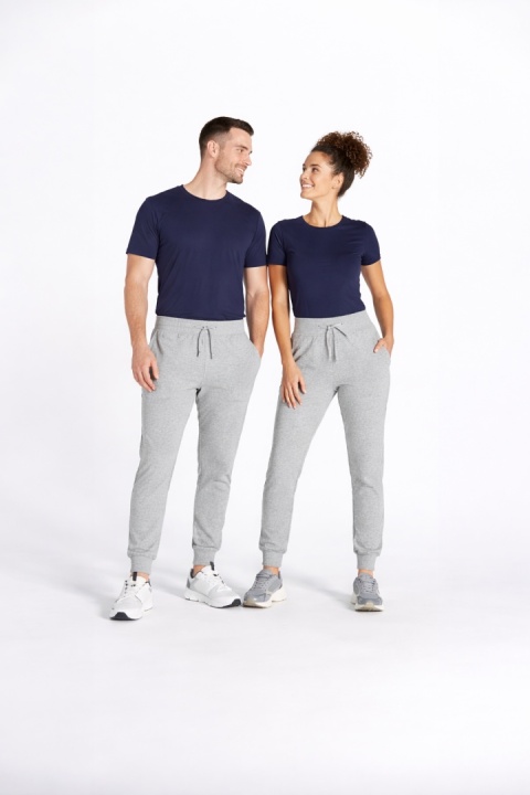 Spodnie Dresowe SWEET PANTS CUFF FRENCH TERRY - GREY MELANGE