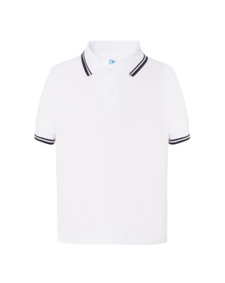 Polo PKID 210 CONTRAST WHITE/NAVY
