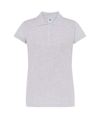 Polo damskie POPL 200 ASH MELANGE