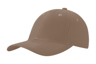 Czapka sześciopanelowa CZA006 - BROWN