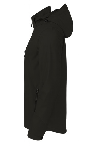 SOFTSHELL WINDSTORM HOODED MAN - BLACK