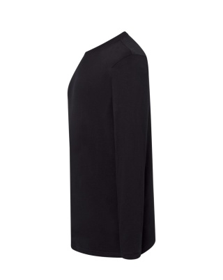 T-Shirt męski z długim rękawem - BLACK