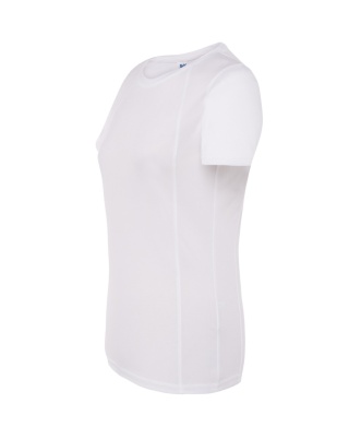 T-shirt damski sportowy - SPORT T-SHIRT LADY - WHITE
