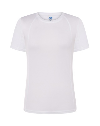 T-shirt damski sportowy - SPORT T-SHIRT LADY - WHITE