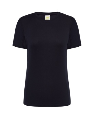 T-shirt damski sportowy - SPORT T-SHIRT LADY - NAVY