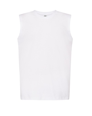 T-shirt męski bez rękawów TSUA TNK WHITE