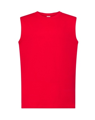 T-shirt męski bez rękawów TSUA TNK RED