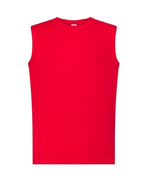 T-shirt męski bez rękawów TSUA TNK RED