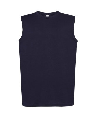 T-shirt męski bez rękawów TSUA TNK NAVY