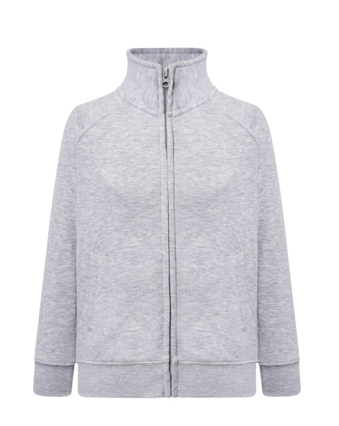 BLUZA KID FULL ZIP SWEATSHIRT - ASH