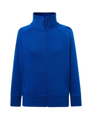 BLUZA KID FULL ZIP SWEATSHIRT - ROYAL BLUE