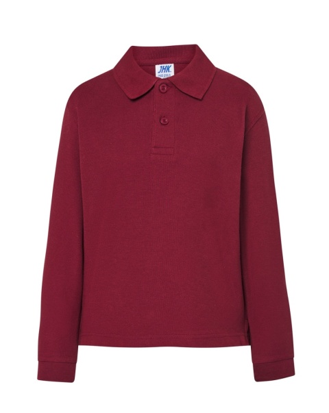 Polo KID LS PKID 210 LS BURGUNDY