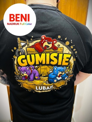 T-shirt męski z nadrukiem Full Collor